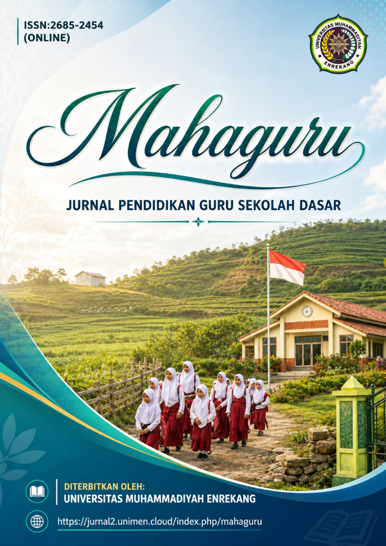 					View Vol. 7 No. 1 (2026): Mahaguru: Jurnal Pendidikan Guru Sekolah Dasar
				